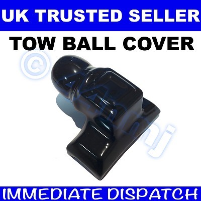 Rubber tow ball cover black - in,