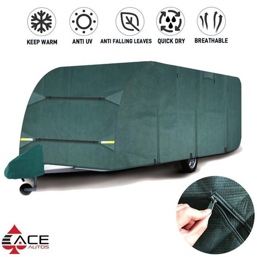Full caravan cover green - green, 4